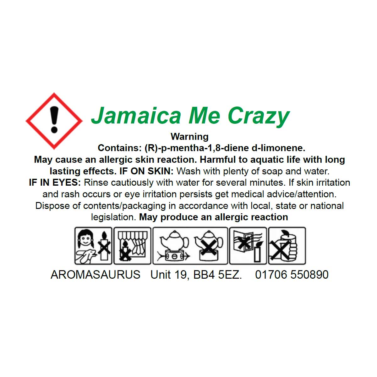 Jamaica Me Crazy Wax Melts