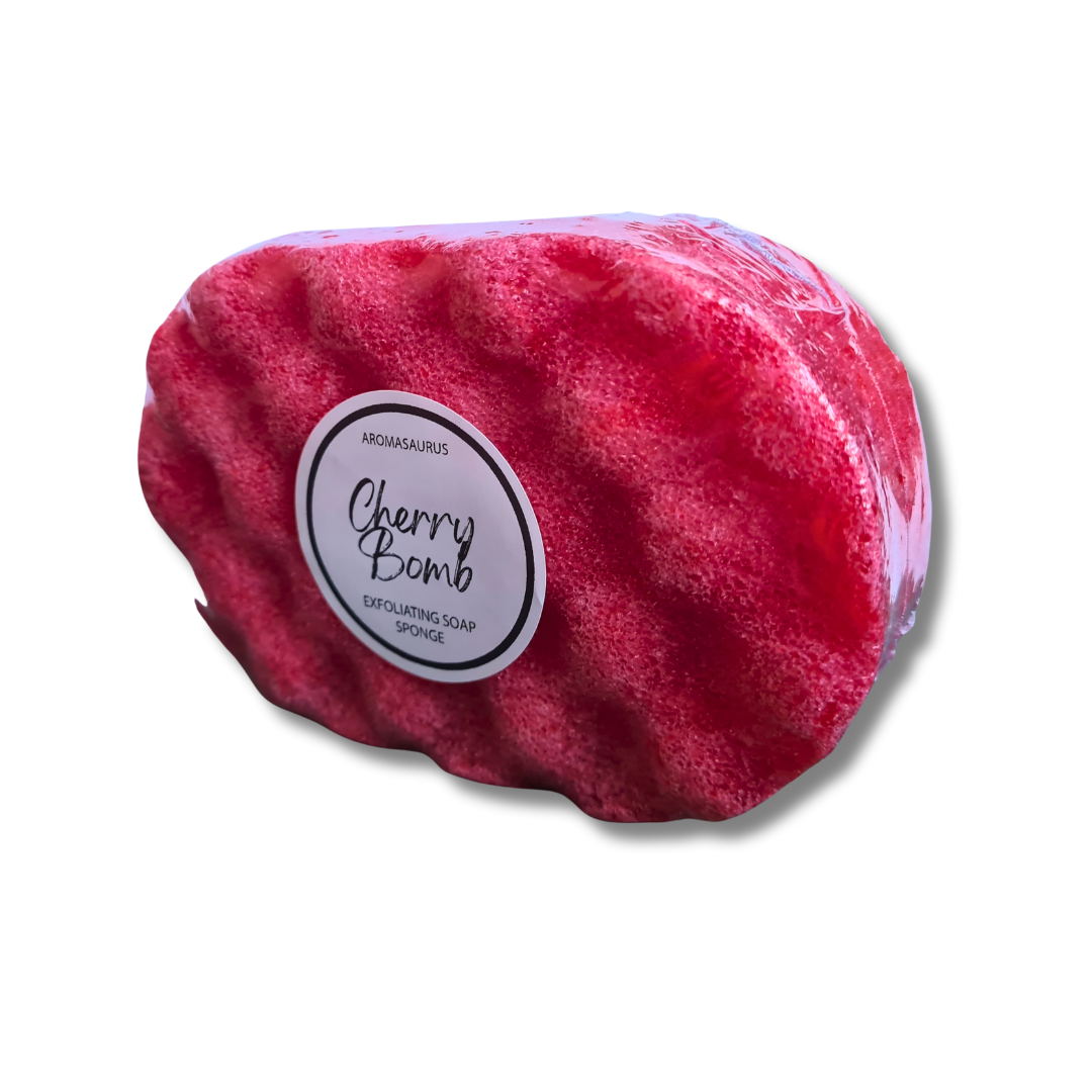 Cherry Exfoliating Soap Sponges