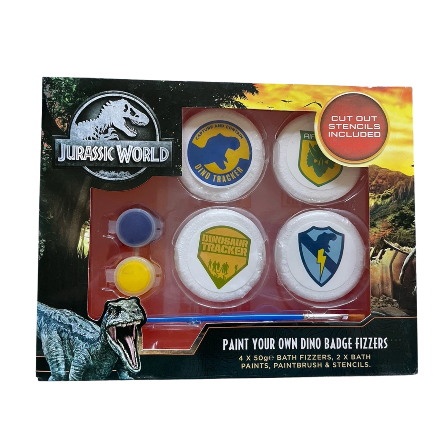 Jurassic World Paint You Own Bath Fizzers