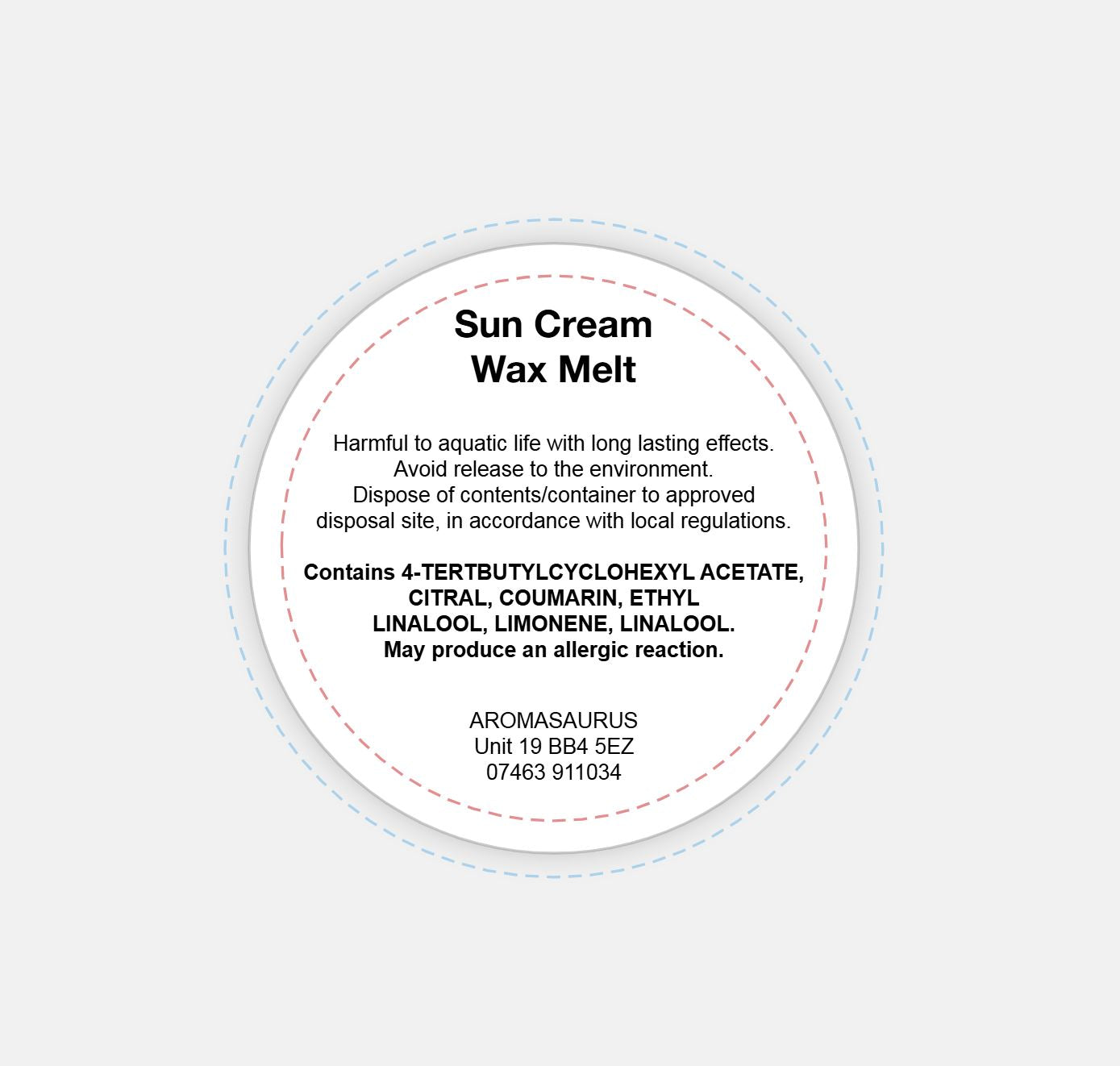 Sun Cream Wax Melts