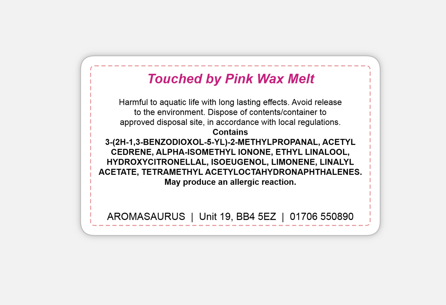 A Touch of Pink Wax Melts
