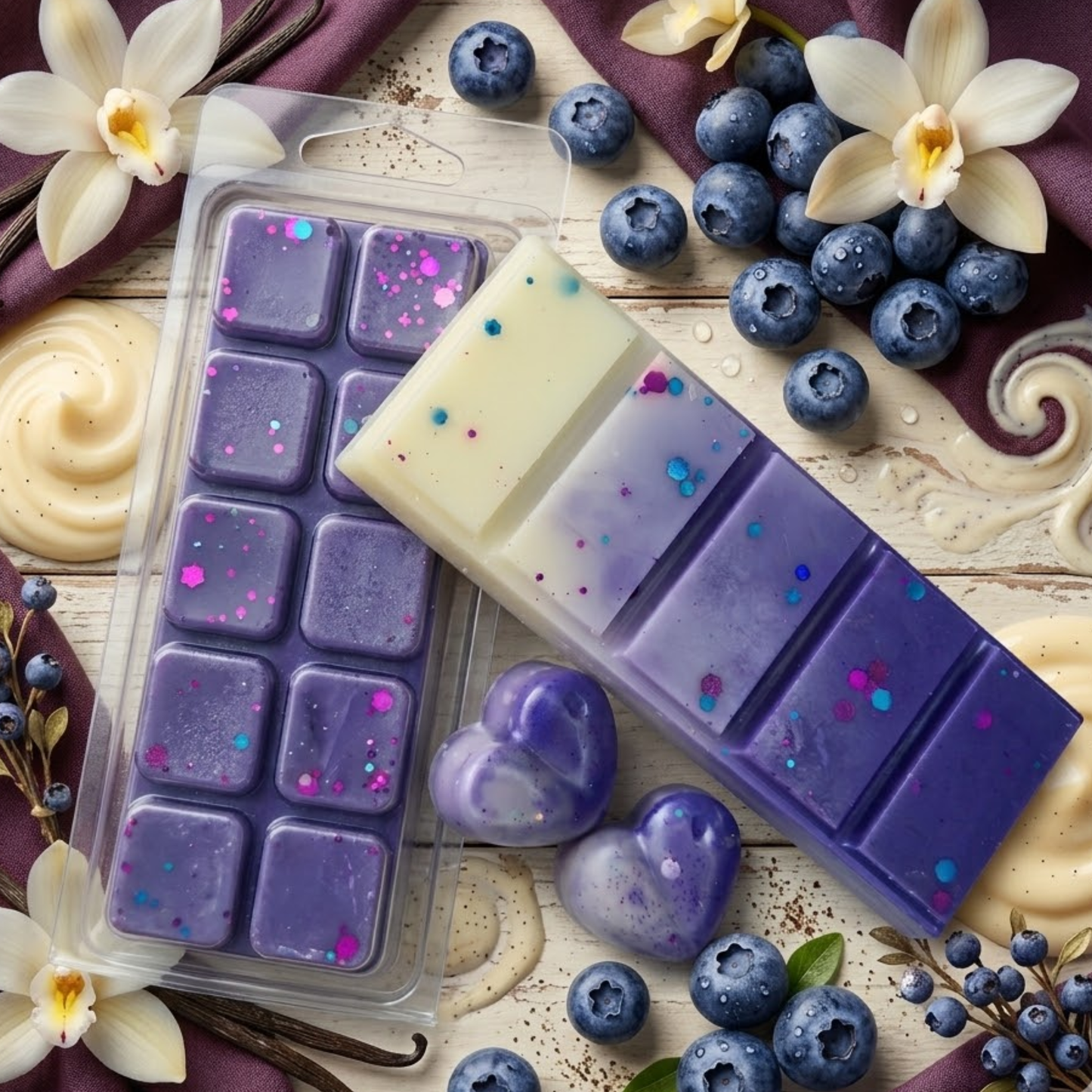 Blueberry & Vanilla Wax Melts