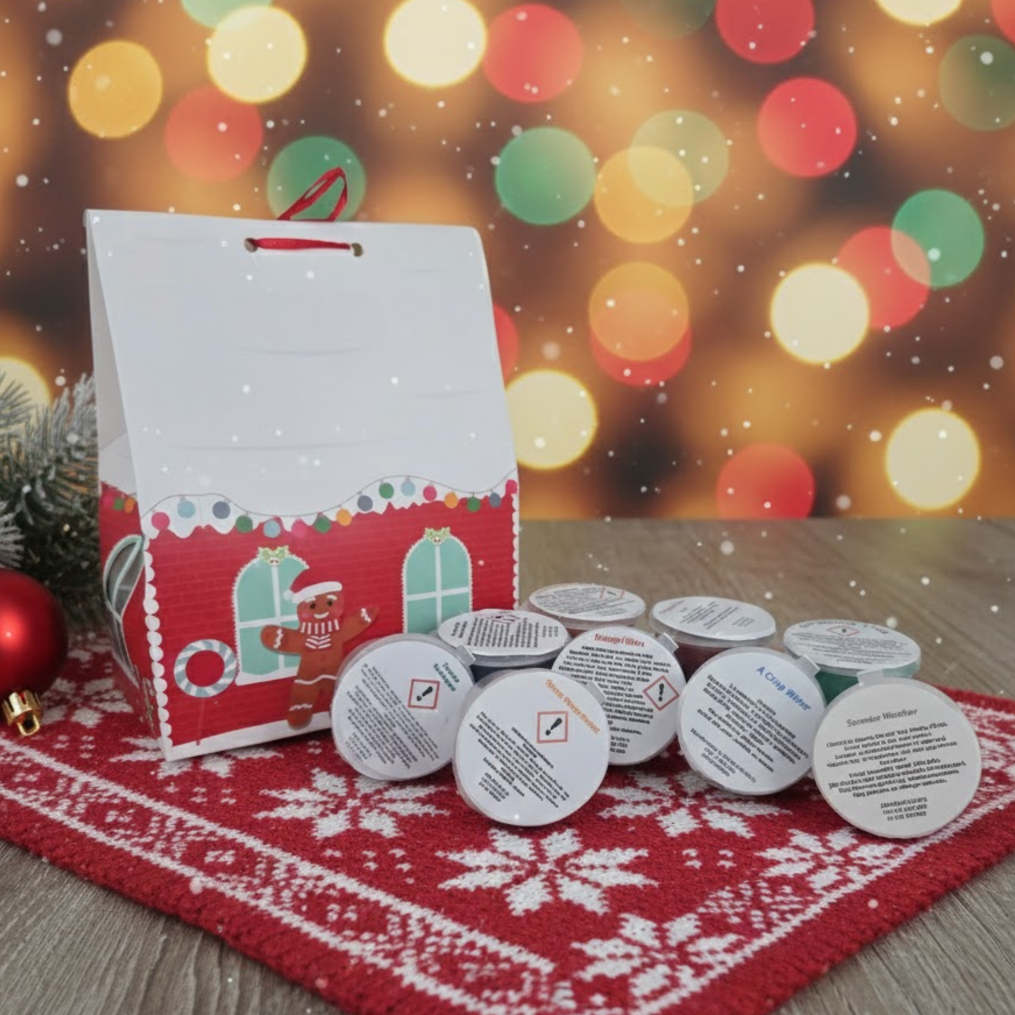 1oz Wax Pot Gingerbread House