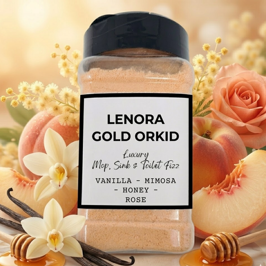 Lenora Gold Orkid Mop, Sink & Toilet Fizz