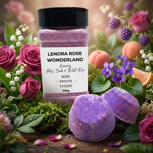 Lenora Rose Wonderland Mop, Sink & Toilet Fizz