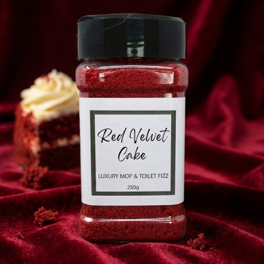 Red Velvet Cake Mop, Sink & Toilet Fizz