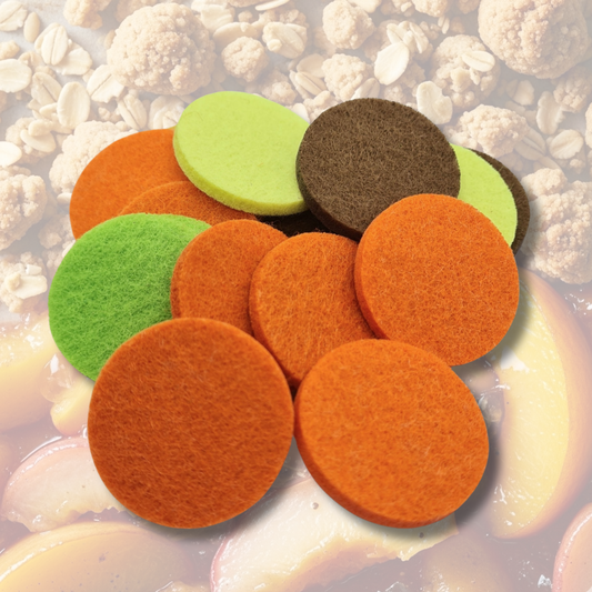 Peach Crumble Hoover Discs