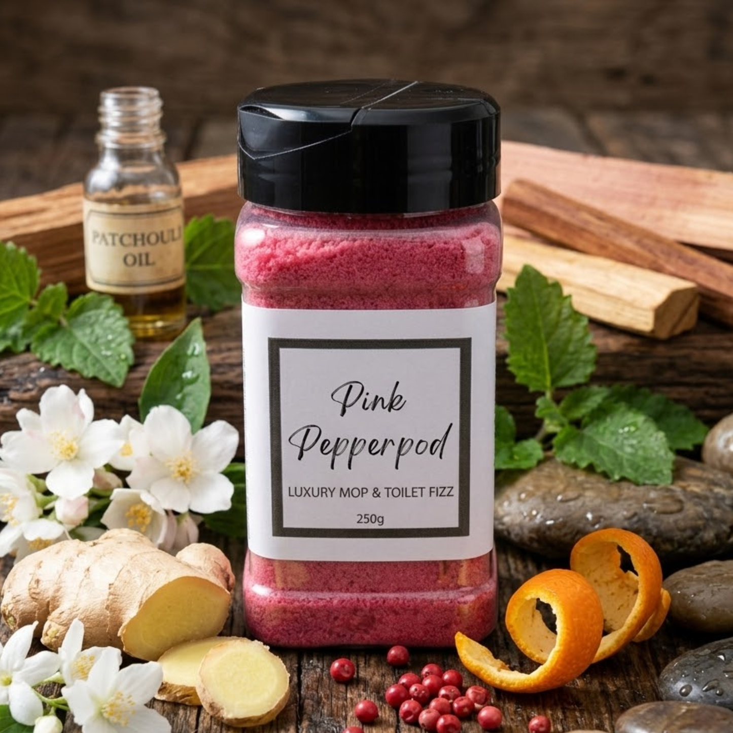 Pink Pepperpod Mop, Sink & Toilet Fizz