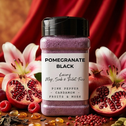 Pomegranate Black Mop, Sink & Toilet Fizz