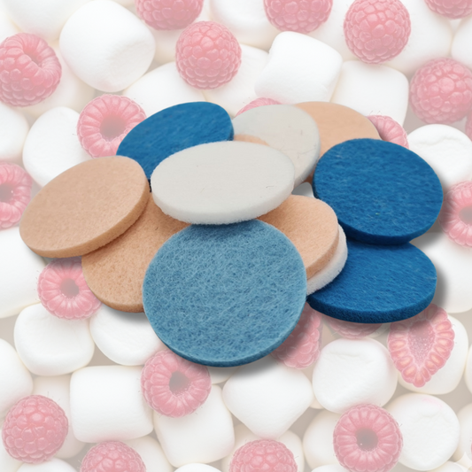 Marshmallow & Fresh Raspberry Hoover Discs