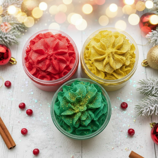 Christmas Inspired Whipped Soap