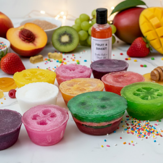 Fruit & Sweet Inspired Soap Filled Loofah