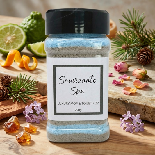 Spanish Cleaning Sauvizante Spa Mop, Sink & Toilet Fizz