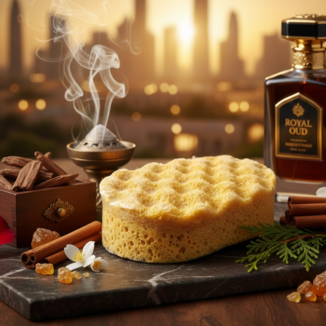 Royal Oud Exfoliating Soap Sponge