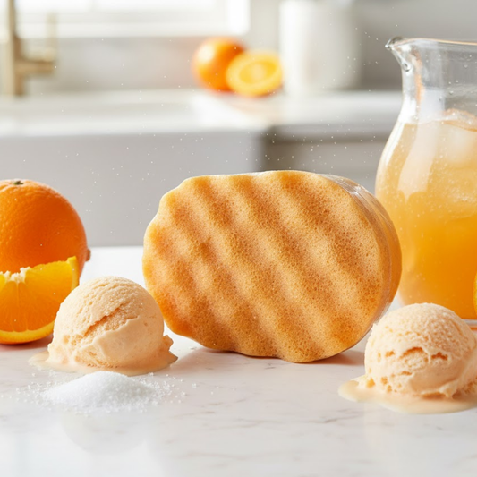 Orange Sherbet Exfoliating Soap Sponge