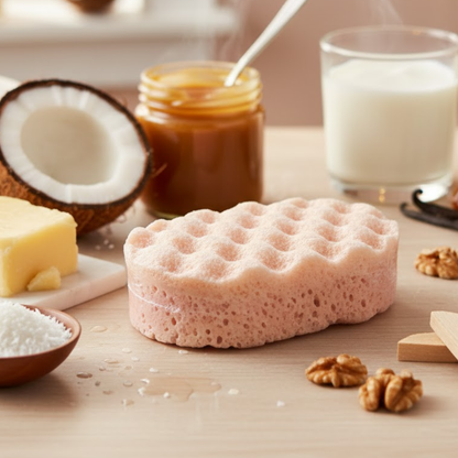 Nourishing Shea Exfoliating Soap Sponge