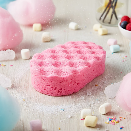 Marshmallow & Candy Floss Exfoliating Soap Sponge