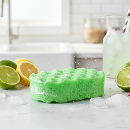 Lime Sherbet Exfoliating Soap Sponge