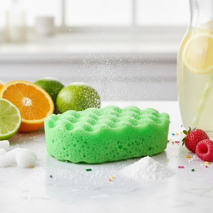 Lemon & Lime Fizz Exfoliating Soap Sponge