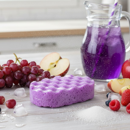 Grape Soda Exfoliating Soap Sponge