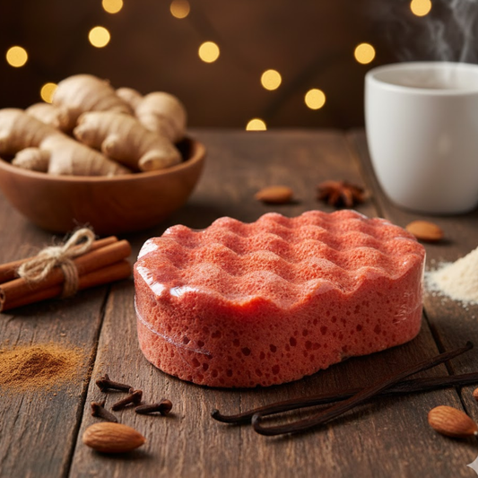 Ginger Spice Exfoliating Soap Sponge