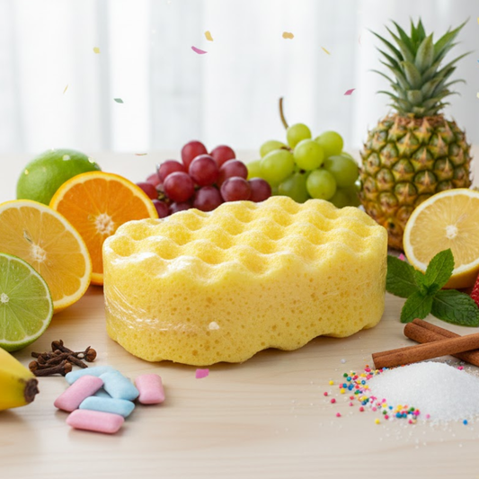 Chewey Lemonade Exfoliating Soap Sponge