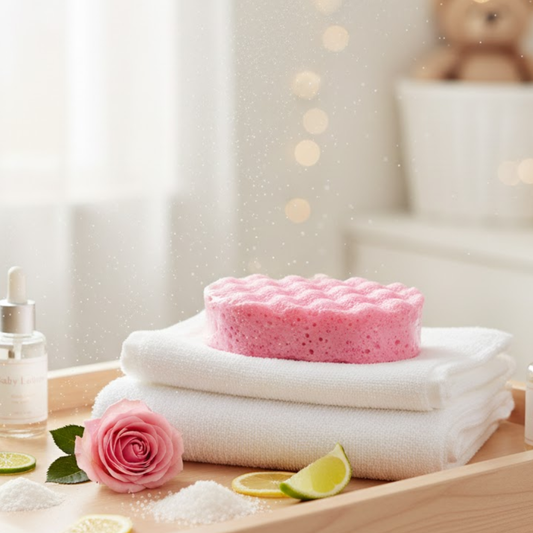 Baby Lotion Exfoliating Soap Sponge