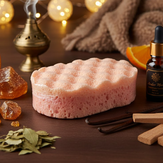 Amber Musk Exfoliating Soap Sponge