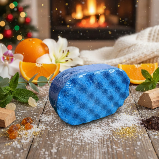 Driving Home For Christmas Exfoliating Soap Sponge