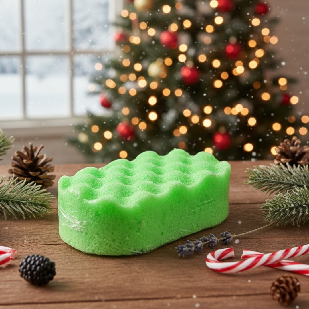 Rocking Around The Christmas Tree Exfoliating Soap Sponge
