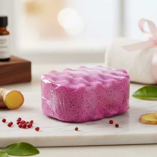 Pink Pepperpod Exfoliating Soap Sponge