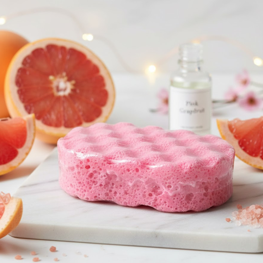 Pink Grapefruit Exfoliating Soap Sponge
