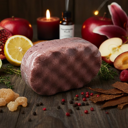 Pomegranate Black Exfoliating Soap Sponge