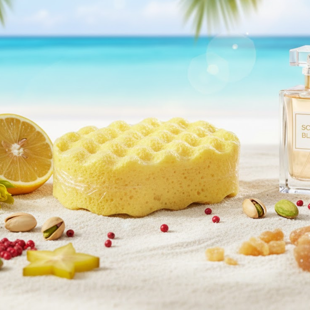 Sol Blank Exfoliating Soap Sponge