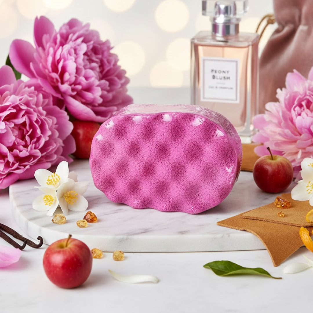 Peony & Blush Exfoliating Soap Sponge