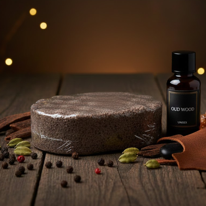 Oud Wood Exfoliating Soap Sponge