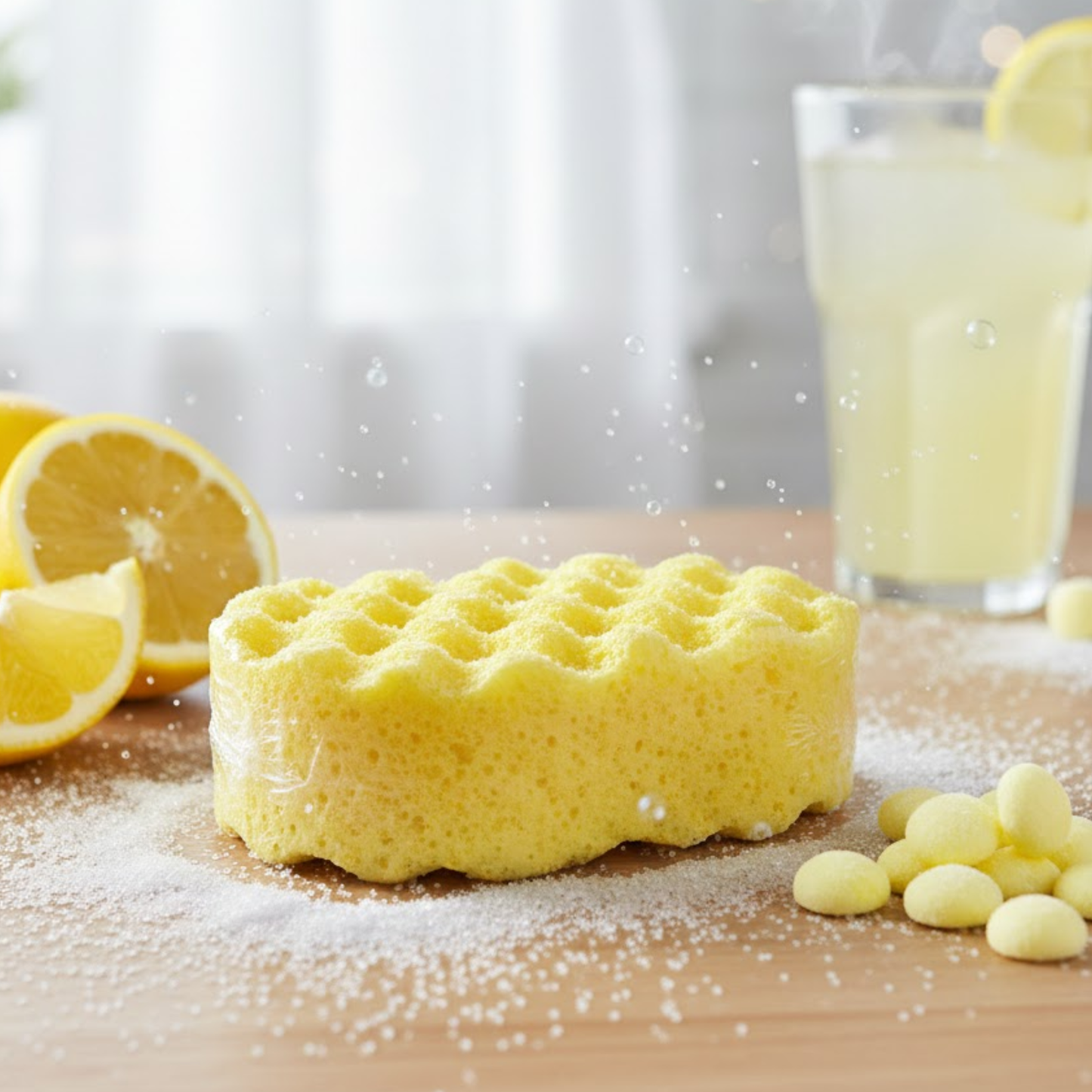 Lemon Sherbet Exfoliating Soap Sponge
