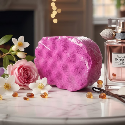Flower Explosion Exfoliating Soap Sponge