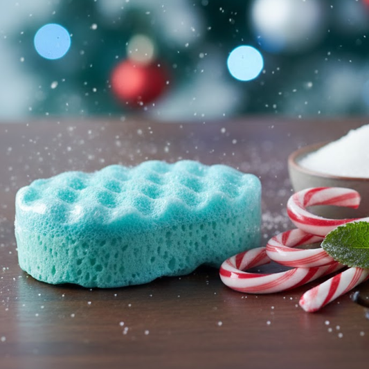 Twisted Peppermint Exfoliating Soap Sponge