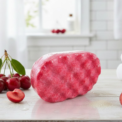 Cherry Exfoliating Soap Sponges