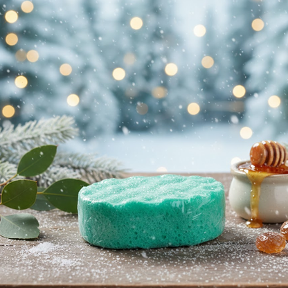 Lenora Frosted Euclapytus Exfoliating Soap Sponge