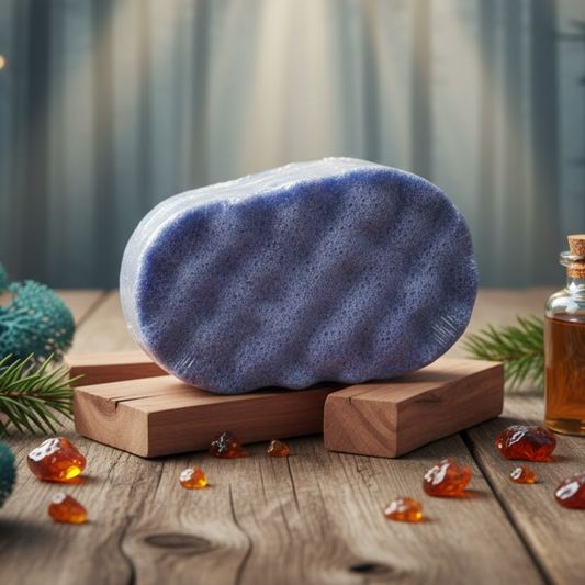 Blue Fir Exfoliating Soap Sponge