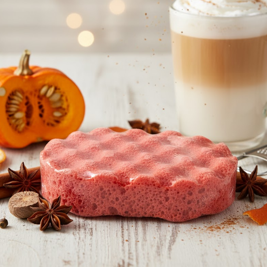 Spiced Pumpkin Exfoliating Soap Sponge