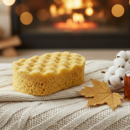 Lenora White Musk & Golden Maple Exfoliating Soap Sponge