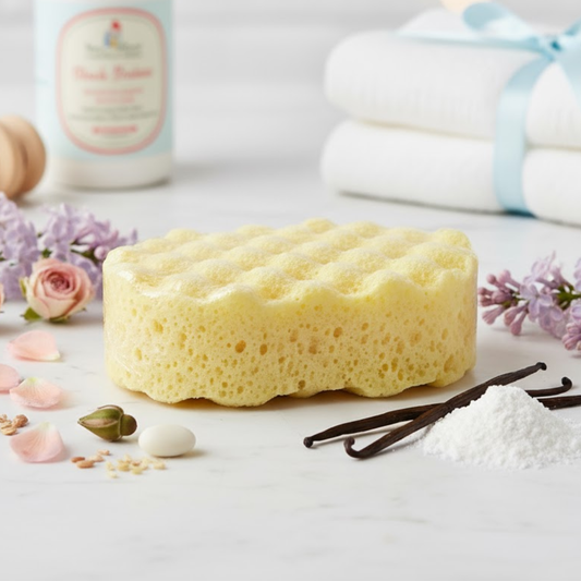 Baby Powder Exfoliating Soap Sponge