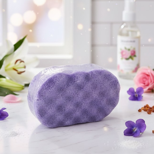 Flozora Twilight Exfoliating Soap Sponge