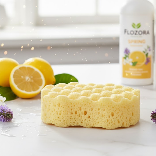 Flozora Spring Exfoliating Soap Sponge