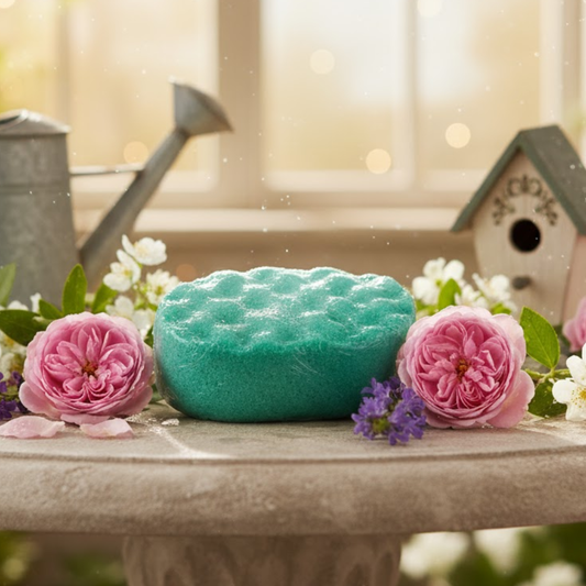 Flozora Garden Exfoliating Soap Sponge