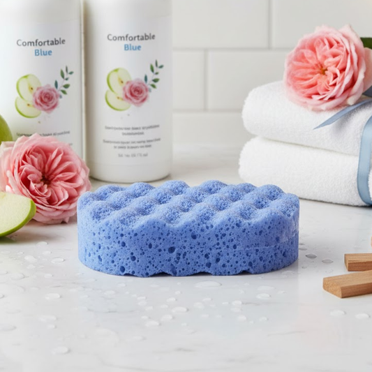 Comfortable Blue Exfoliating Soap Sponge