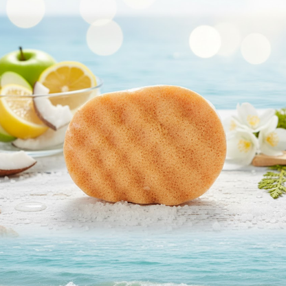 Bum Bum Cream and Sea Salt Exfoliating Soap Sponge